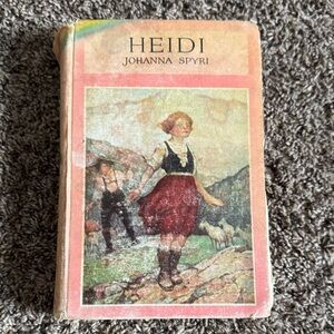 HEIDI 1925 Johanna Spyri Hardcover Book